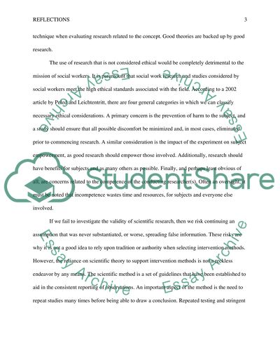 Reflective questions