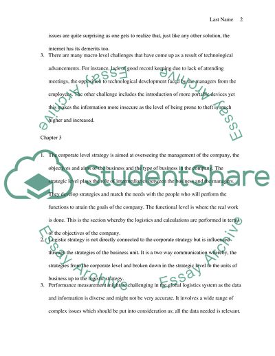Marketing transportation homework