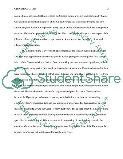 China in Communication, Time, Space, Religion and Food