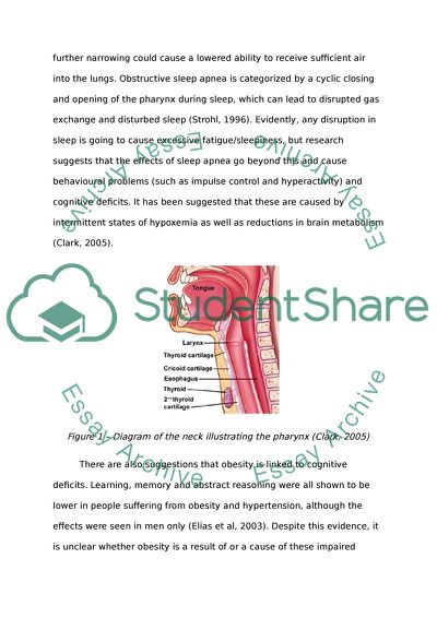 Obesity, Sleep Apnea and Cognitive Functions in Children