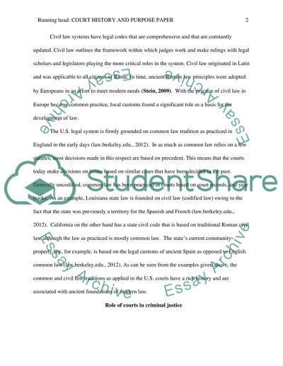 Court History and Purpose