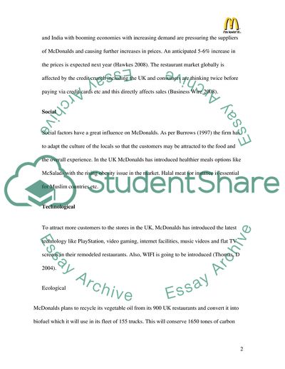 Marketing Plan for Relationship Marketing for McDonalds