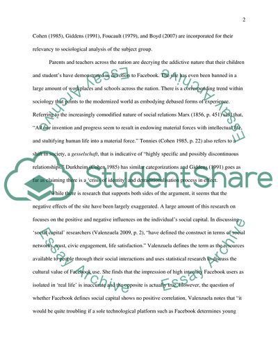 How a Chosen Feature or Domain of Social Life Connects to Social Organisations