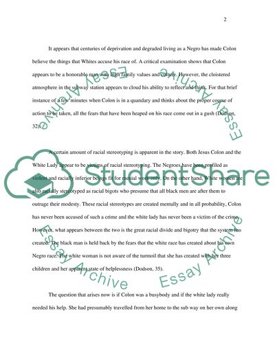 Analysis of Little Things Are Big by Jesus Colon