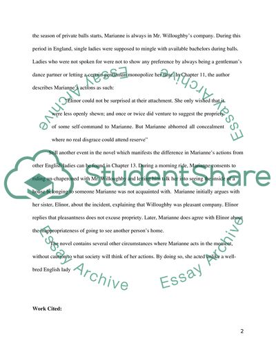 Sense and Sensibility Critical Response