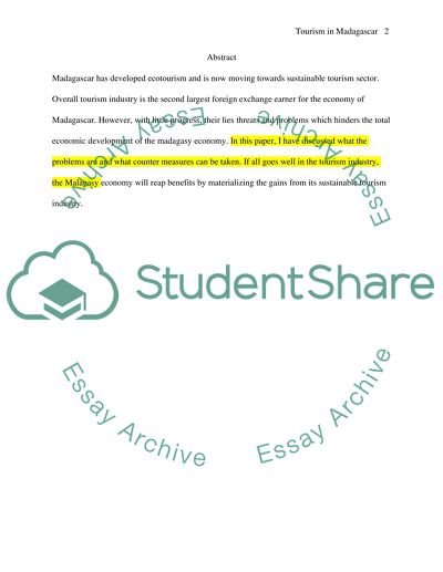 Tourism in Madagascar