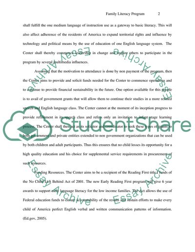 Family Literacy Program