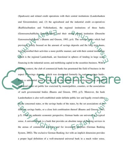 International Country study of Germany