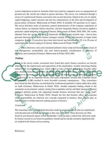 academic review essay example