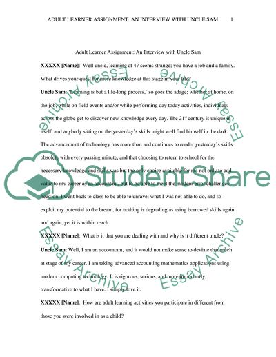 An Interview with Uncle Sam