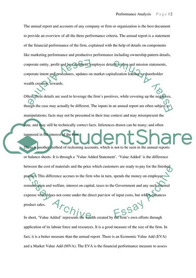 Annual Report versus Value Added Statement