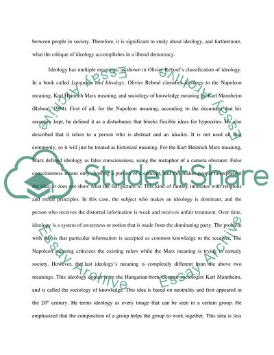 The Role of Communication in Liberal Democracies