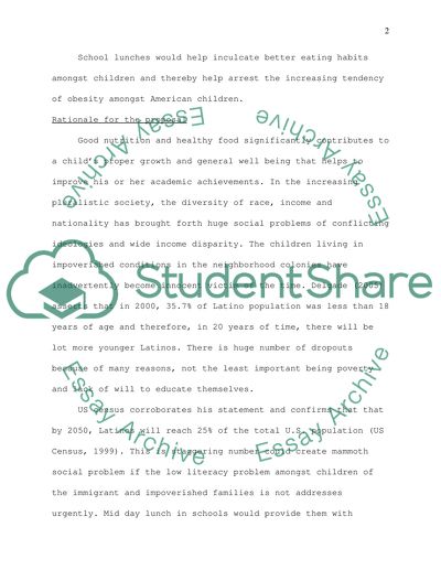 Why school lunches should be picked up by the childrens parents