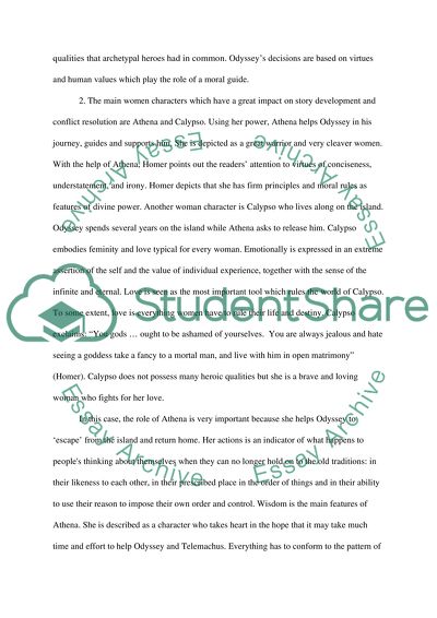 The Archetypal Hero of The Odyssey