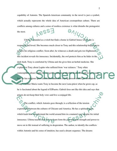 Bless Me, Ultima - Rudolf Anayas Novel