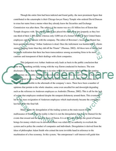 Enron Accounting Scandal