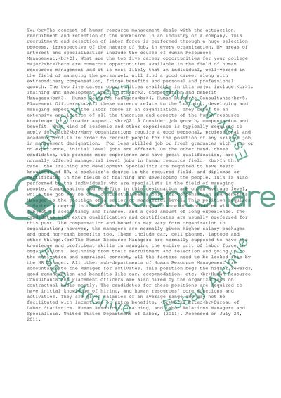 The Concept of Human Resource Management