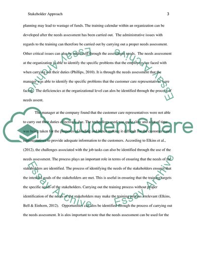 Stakeholder Approach