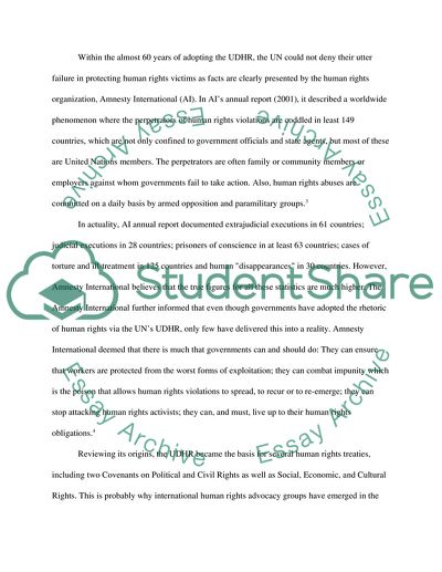 UNs Declaration of Human Rights