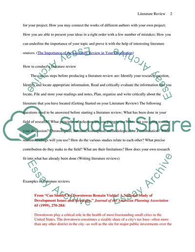 What Is Literature Review in Essence