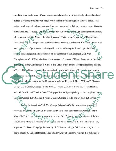 Military Leadership in the Union Armies