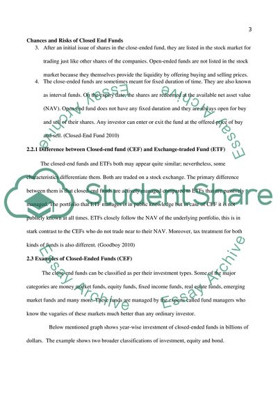 Chances and Risks of Closed-End Funds