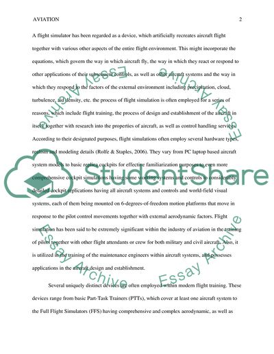 The Flight and Navigation Procedures Trainer