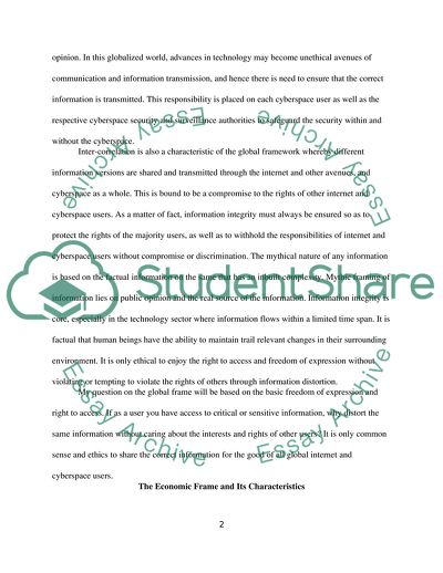 The Correct Information for the Good of All Global Internet and Cyberspace Users