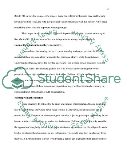 Anger Management Speech