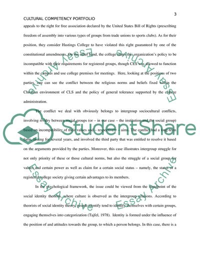 Cultural Competency Portfolio