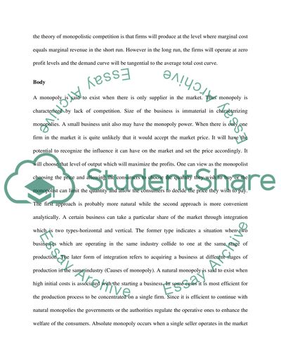 Monopoly and Monopoly Power in Microeconomics