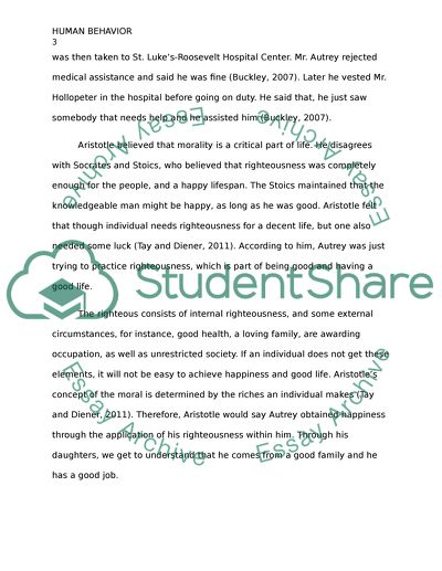 Several Human Behavior Theories