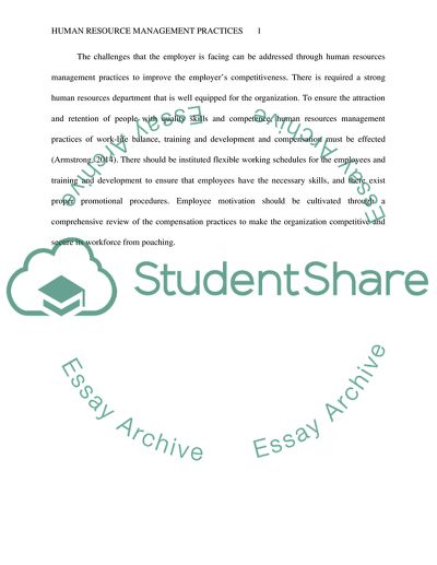 Human Resource Management Practices