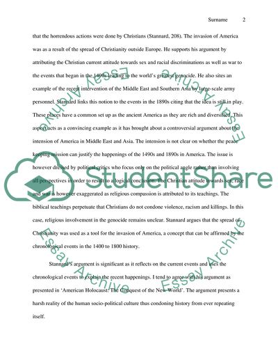 American Holocaust: The Conquest of the New World