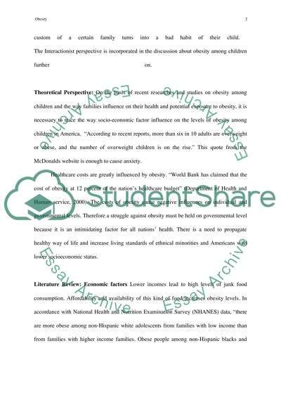 The Problem of Obesity