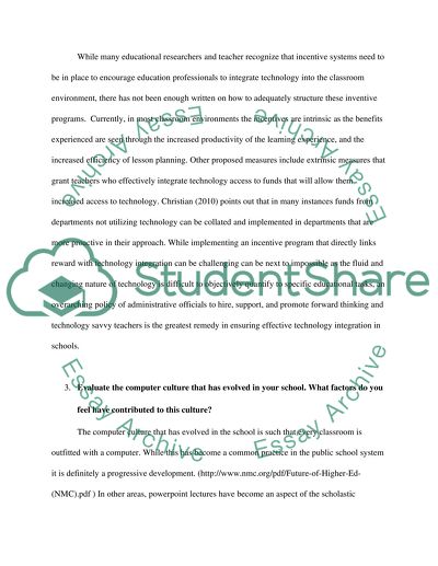 Technology in the Classroom