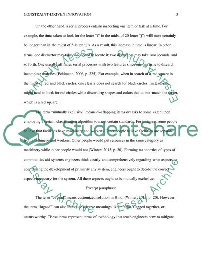 Constraint-Driven Innovation