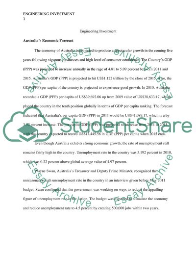 Australias Economic Forecast