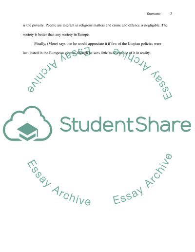 Utopia by Thomas More