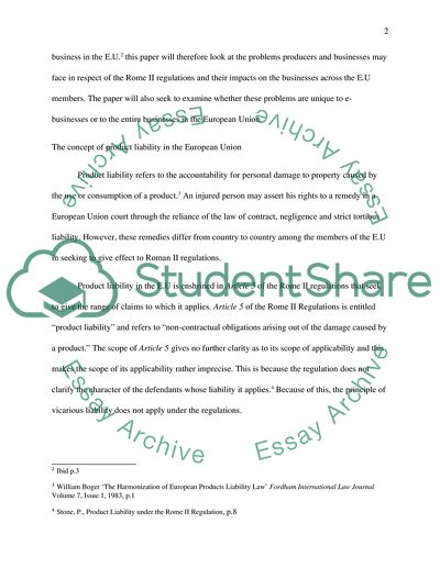 Product Safety and Product Liability