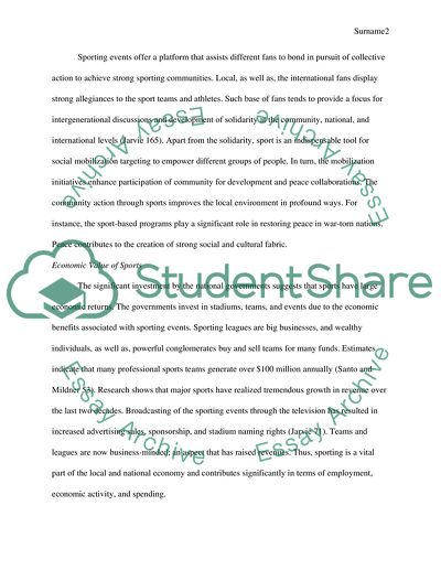 How Sports Run the World