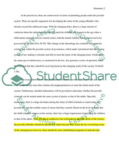 Should Juvenile Offenders Be Tried as Adults