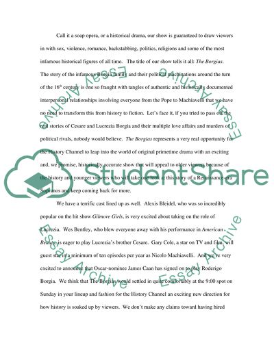 TV Show Presentation