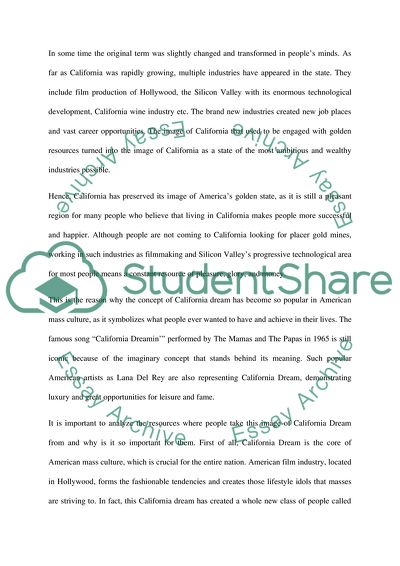 The Concept of the American Dream