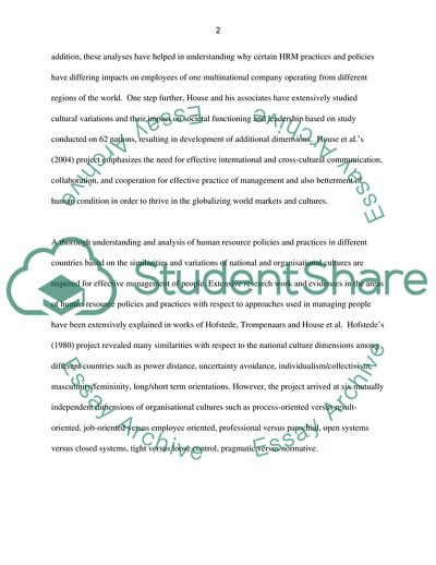 The Impact of Culture on Business and Management in Different Cultural Contexts