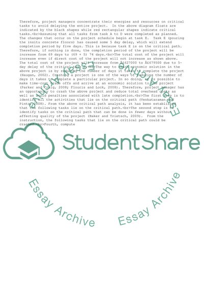 Critical Path Method