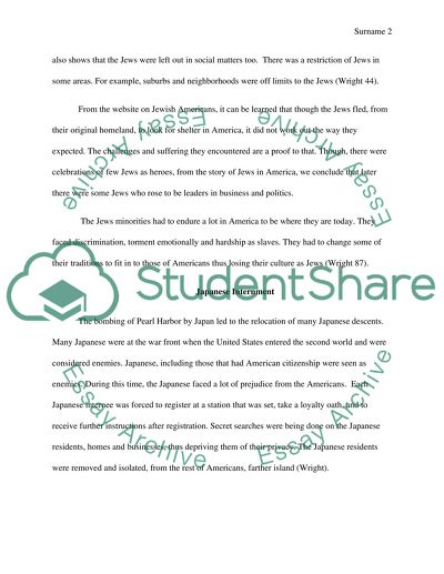 Racial and Ethnic Matter