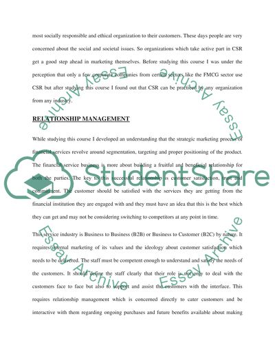 FINANCIAL SERVICES MARKETING