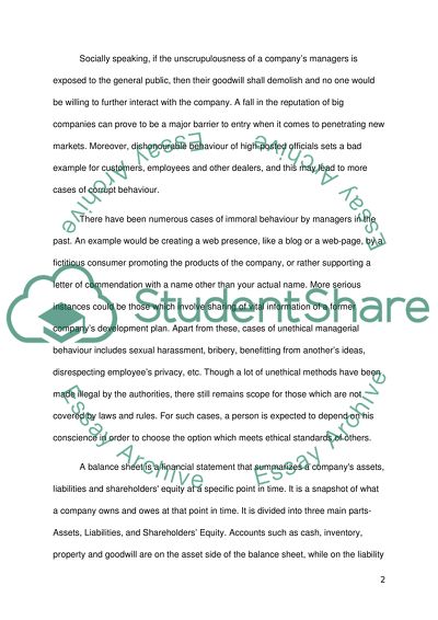 Financial Analysis for Managers