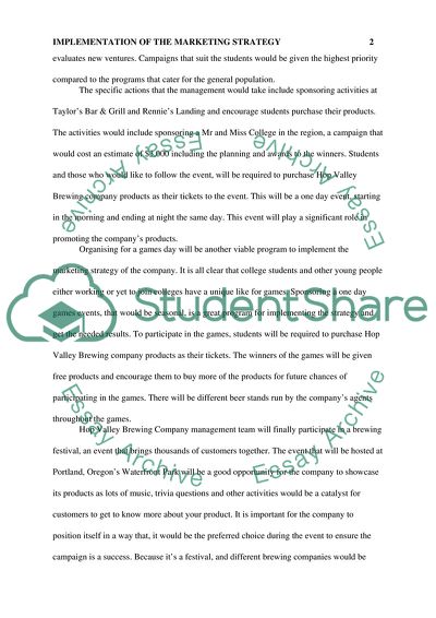 Group marketing plan